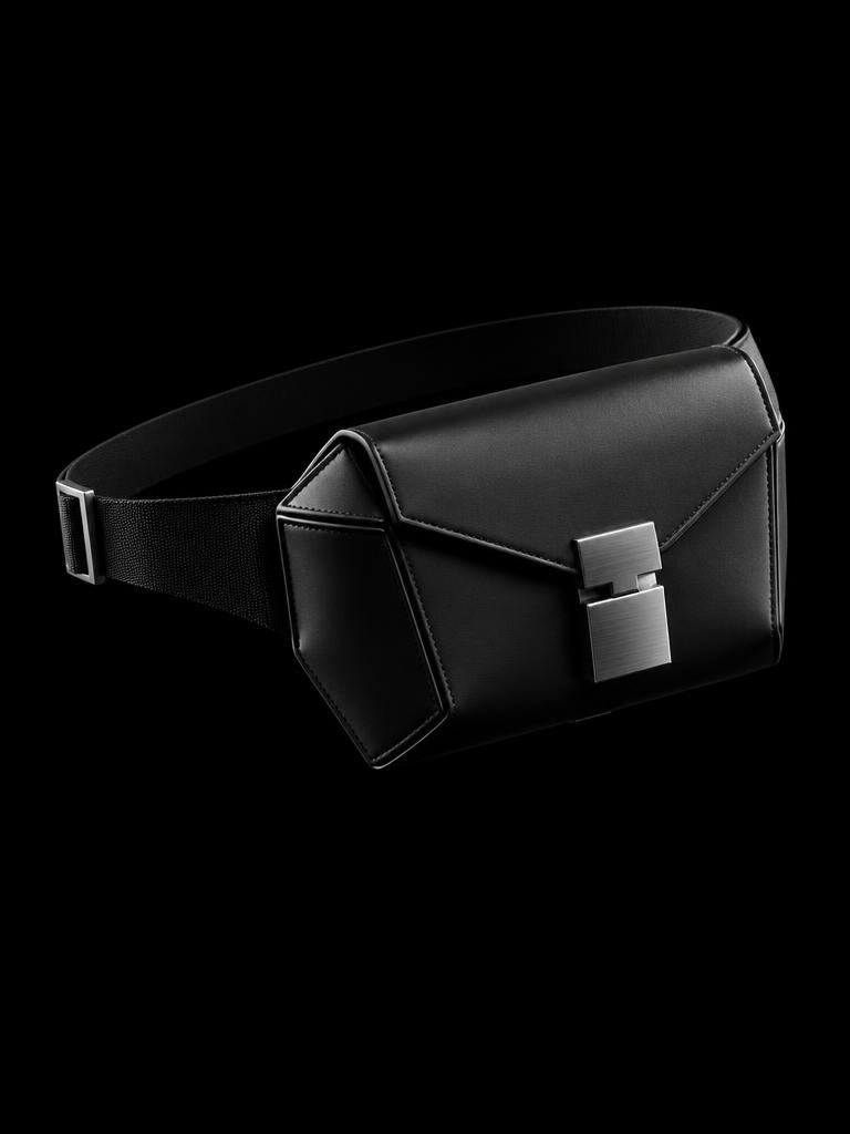 Void-Carbine Structured Belt Bag