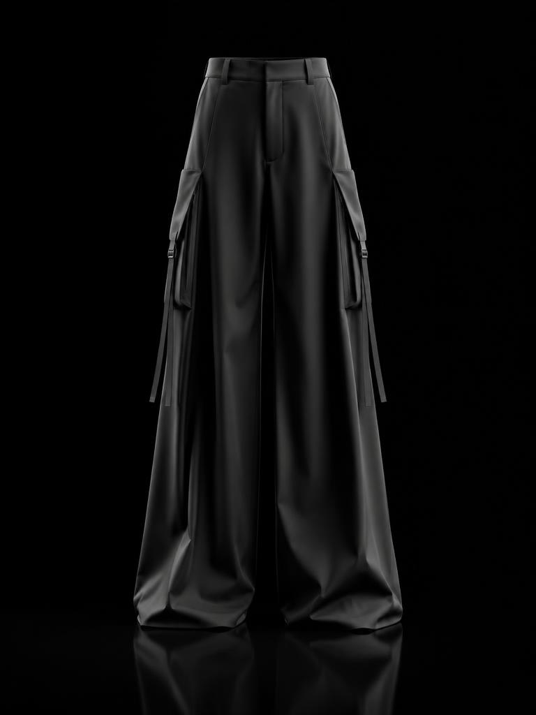 Zero-Gravity Wide Cargo Trousers