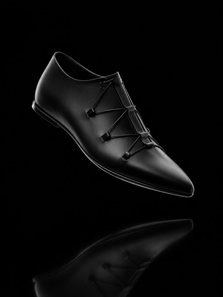 Razor-Line Cord-Lace Dress Shoe
