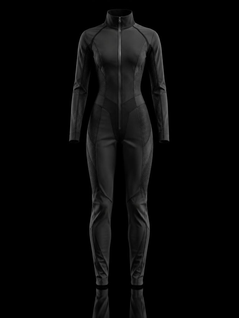 Phantom Mesh Panelled Jumpsuit
